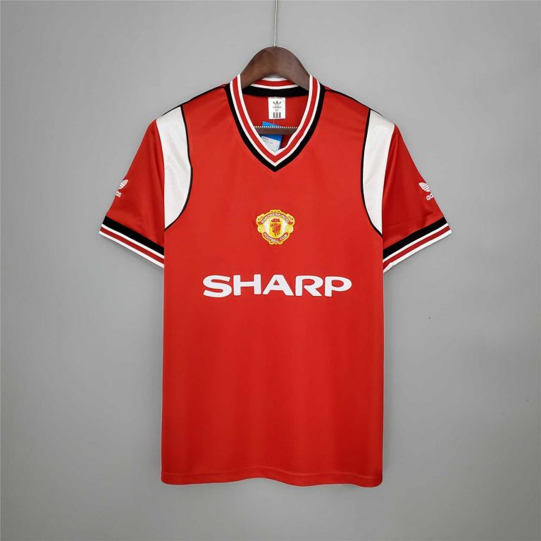 Manchester United retro soccer jersey 1985-1986
