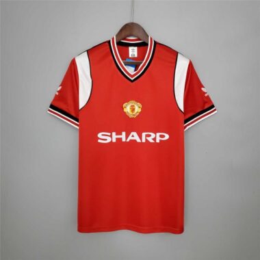 Manchester United retro soccer jersey 1985-1986