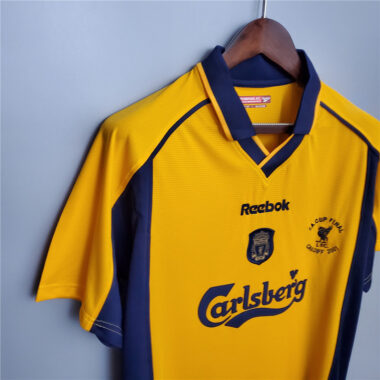 Liverpool away retro soccer jersey 2000-2001