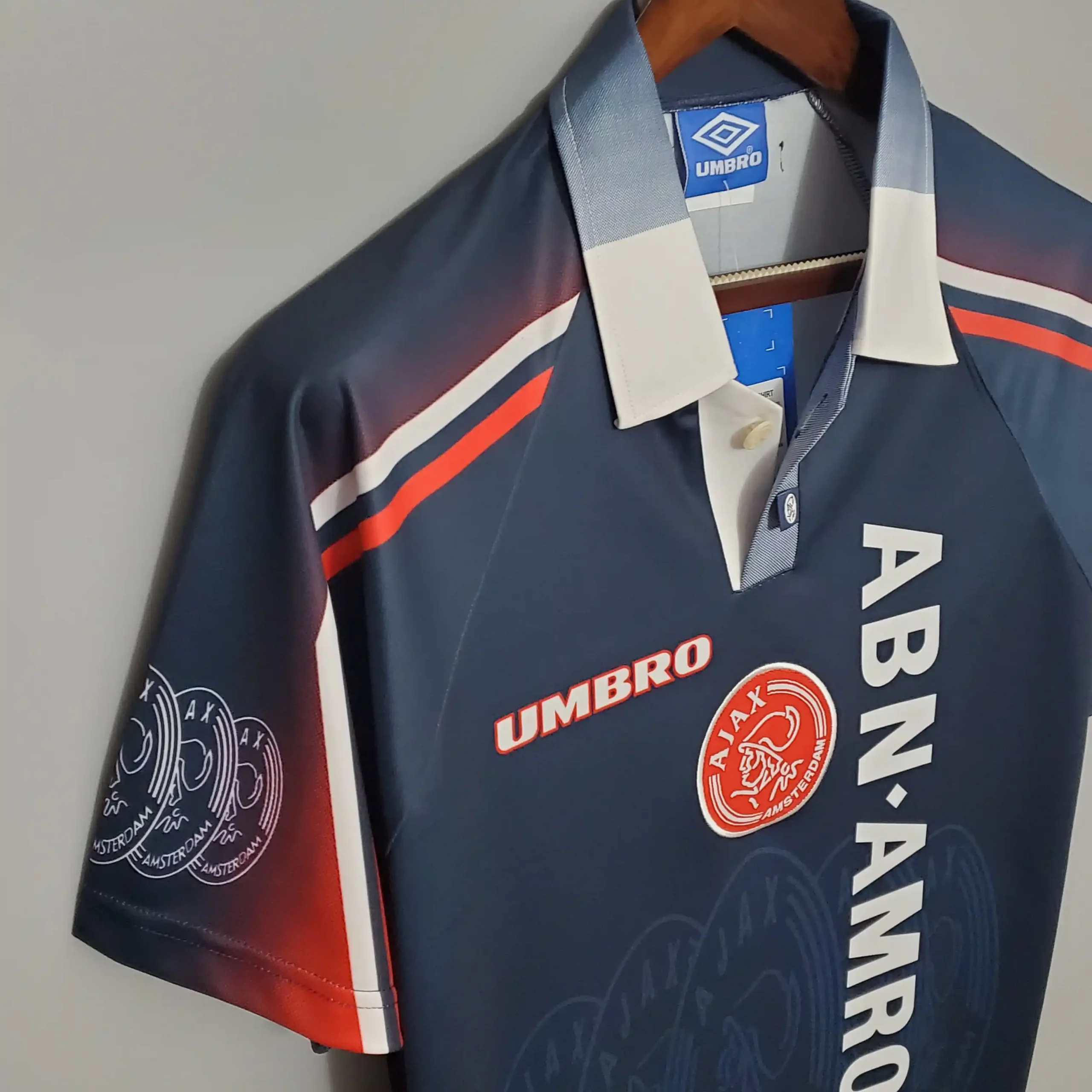 Ajax retro soccer jersey 1997-1998