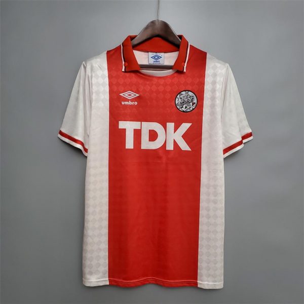 Ajax retro soccer jersey 1989-1990