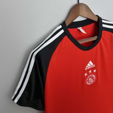 Ajax soccer jersey training red suit 2022-2023