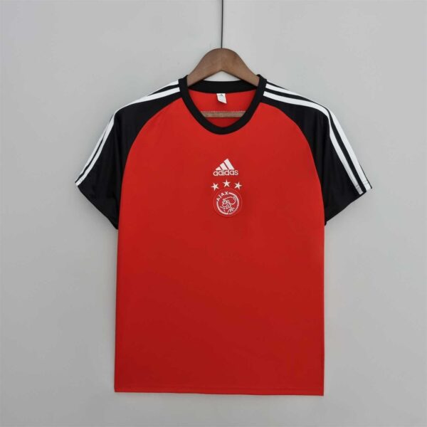 Ajax soccer jersey training red suit 2022-2023