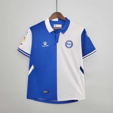 Deportivo Alaves home soccer jersey 2021-2022
