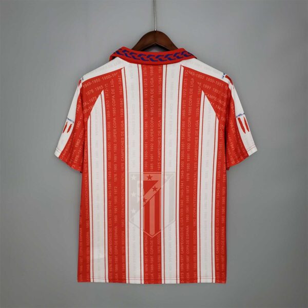 Atletico Madrid home soccer jersey 1995-1996