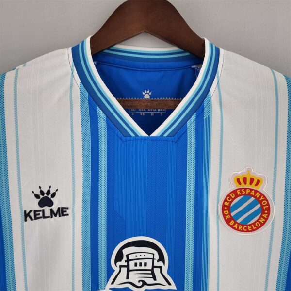 Espanyol home soccer jersey 2022-2023