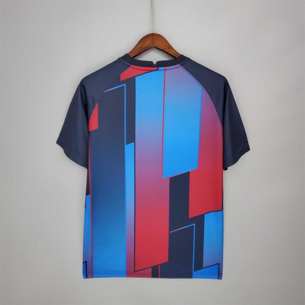 FC Barcelona soccer training suit blue and red 2021-2022