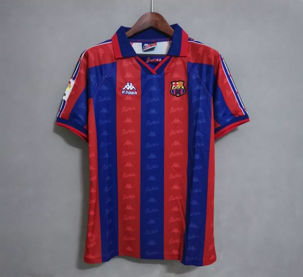 FC Barcelona retro soccer jersey 1996-1997