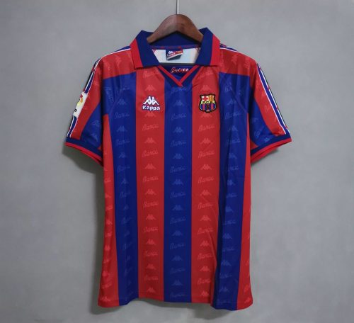 FC Barcelona retro soccer jersey 1996-1997