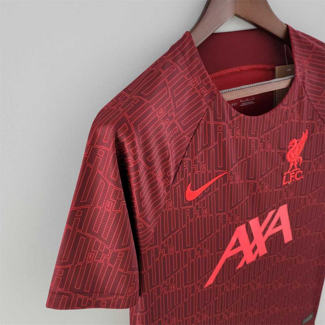 Liverpool red training shirt