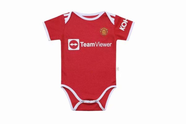 Manchester United home soccer jersey 2021-2022 for Baby