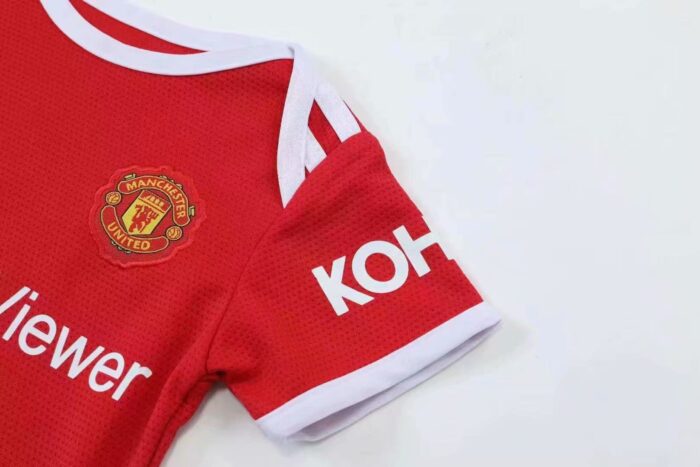 Manchester United home soccer jersey 2021-2022 for Baby