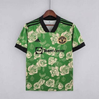 Manchester United jersey 2022-2023 rose edition green