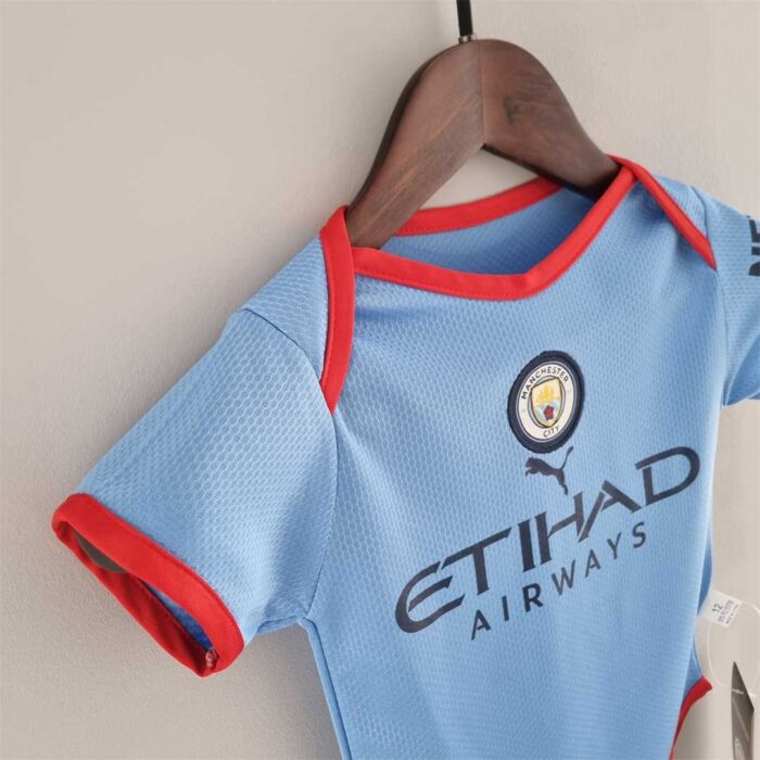 Man City infant kit newborn jersey 2022