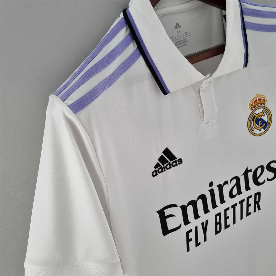 Real Madrid home soccer jersey 2022-2023