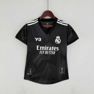 Real Madrid Y3 Black Edition soccer jersey 2022-2023 for women