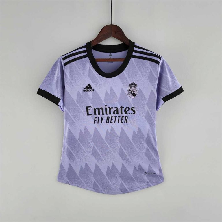 Real Madrid away soccer jersey 2022-2023 for women