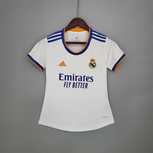 Real Madrid home soccer jersey 2021-2022 for women