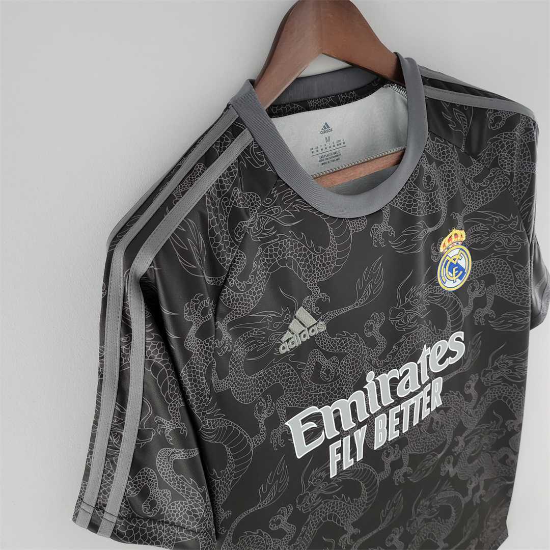 Real Madrid special black edition dragon soccer jersey 2022-2023