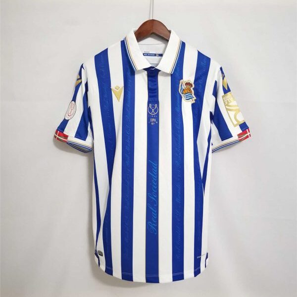 Real Sociedad soccer jersey home King's Cup Final Edition 2021-2022