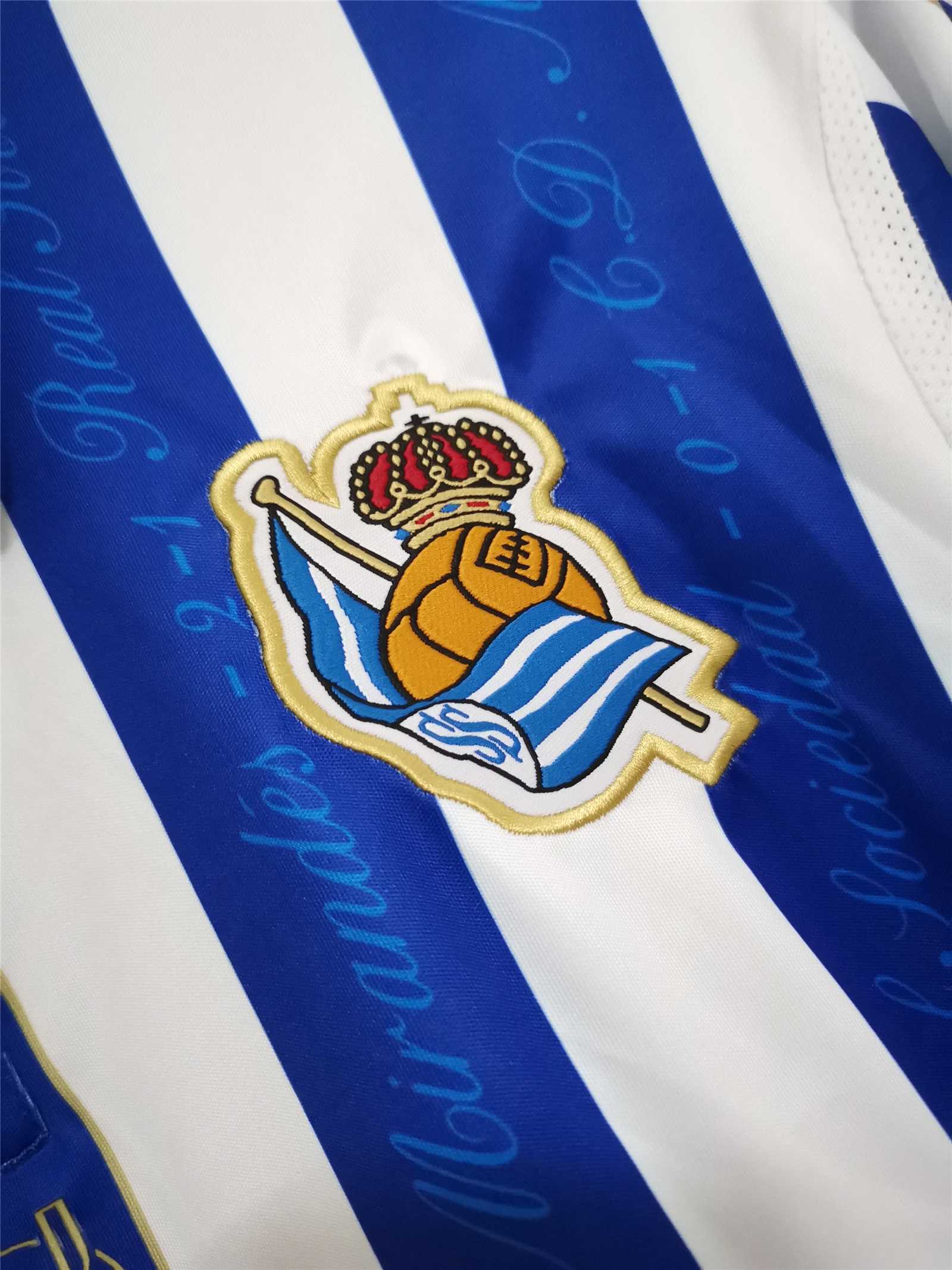 Real Sociedad soccer jersey home King's Cup Final Edition 2021-2022