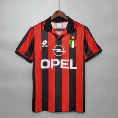 Ac milan home soccer jersey 1996-1997