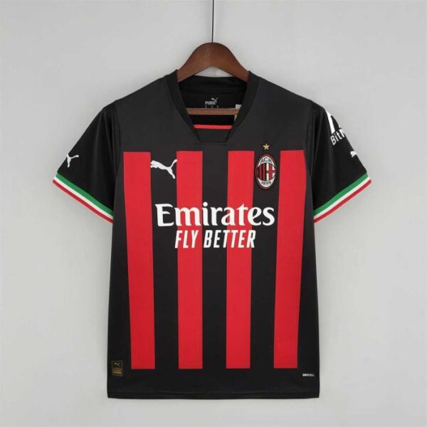 Ac milan home soccer jersey 2023