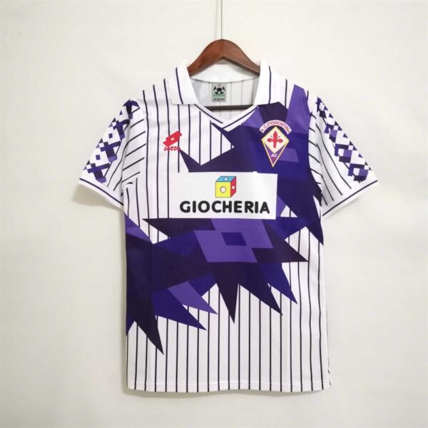 Fiorentina fc away retro jersey 1991