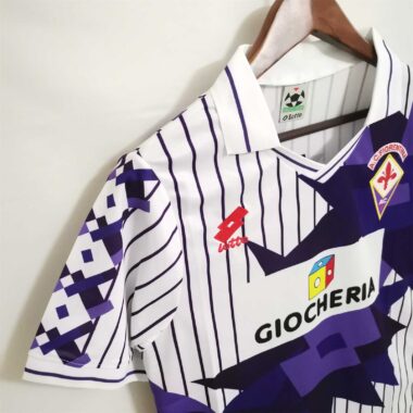 Fiorentina fc away retro jersey 1991