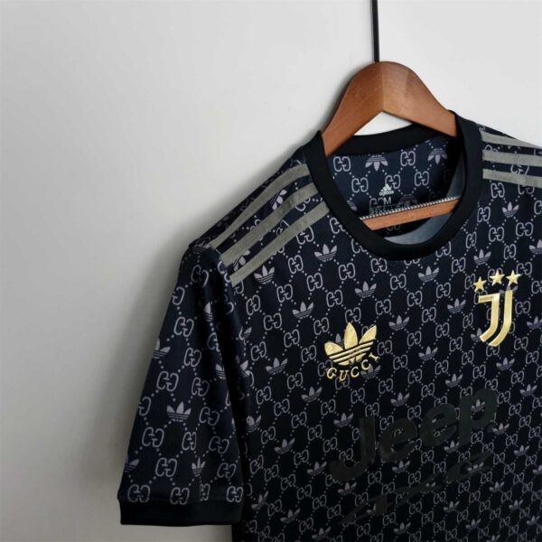 Juvantus soccer jersey GUCCI Edition Black 2023