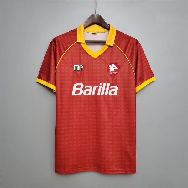 Roma home soccer jersey 1990-1991