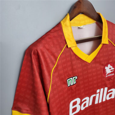 Roma home soccer jersey 1990-1991