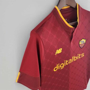 Roma home soccer jersey 2022-2023