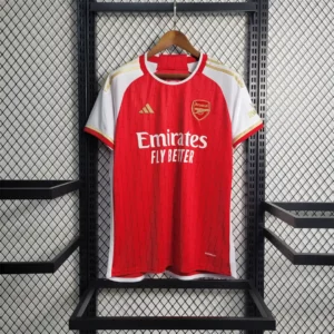 Arsenal Soccer Jersey 2023-2024 Red and Golden Kit