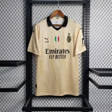 Ac Milan Gold shirt 2023