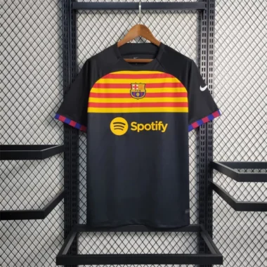 Barcelona Black Soccer Jersey 2023-2024