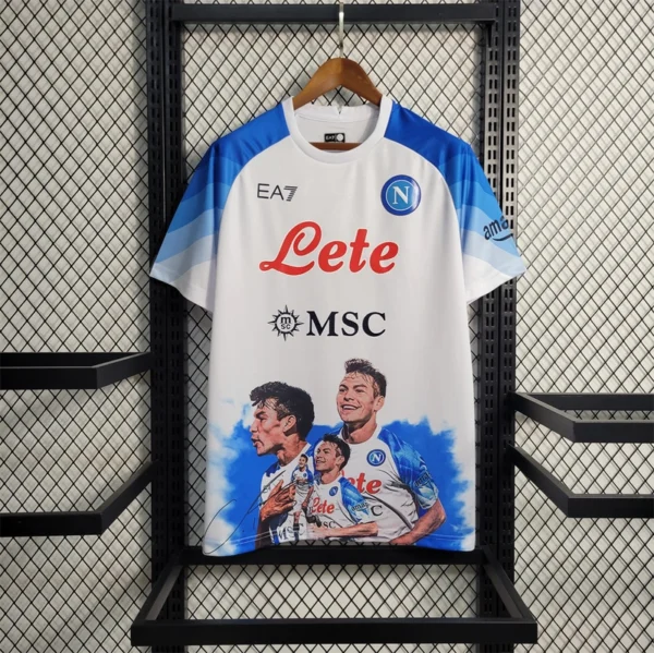 Napoli White Champions Edition Jersey 2023-2024