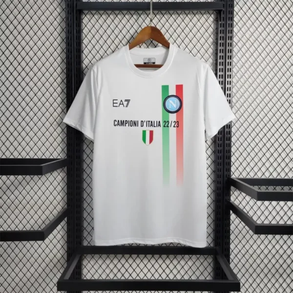 Napoli White Champions Jersey 2023-2024