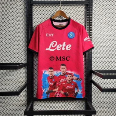 Napoli Red Champions Jersey 2023