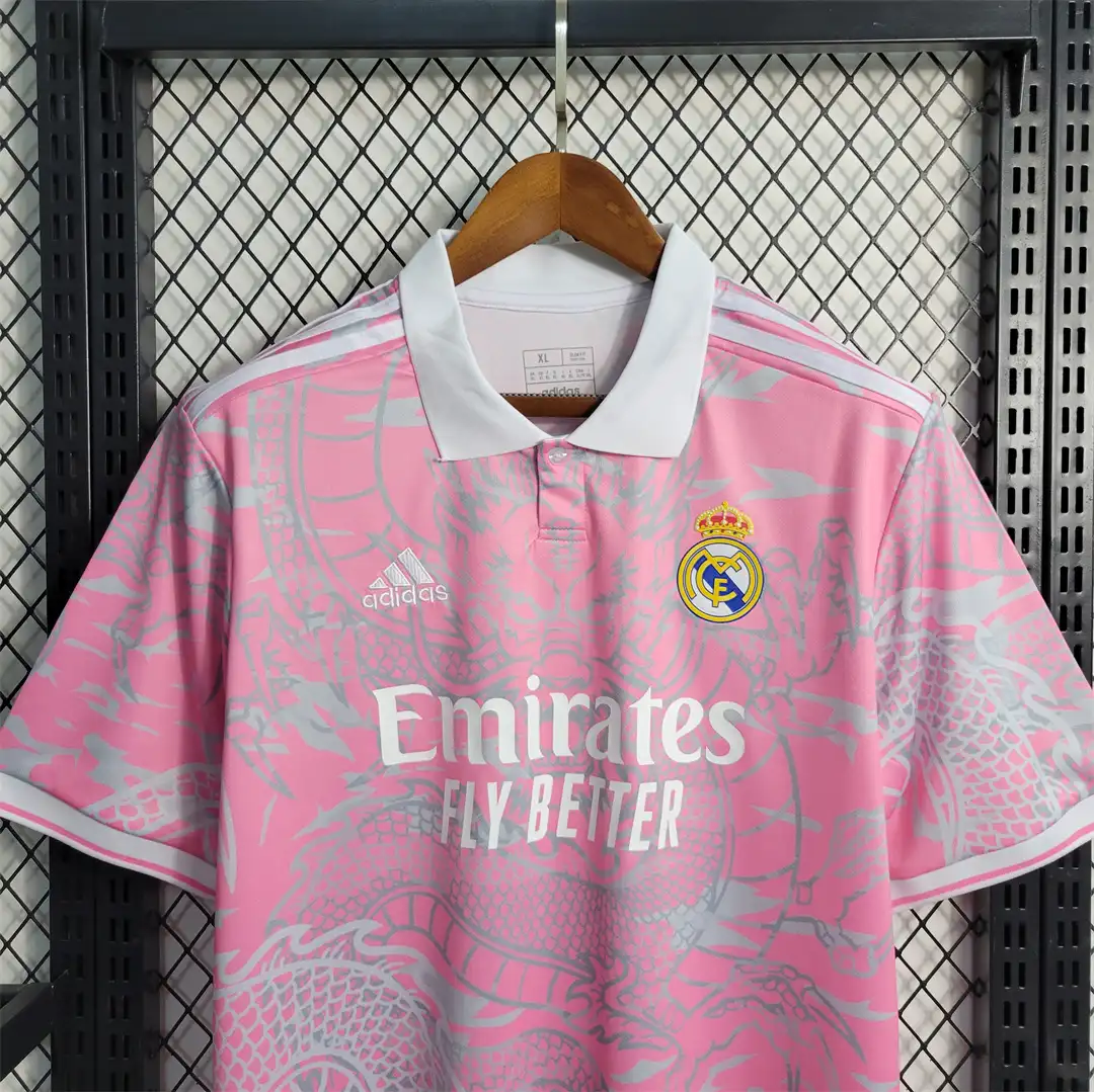 Real Madrid Dragon Pink Shirt 2023-2024