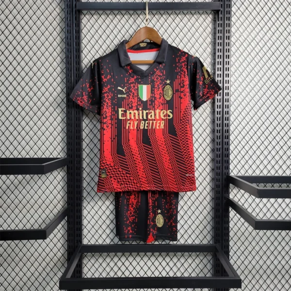 Ac Milan fourth kit for kids 2023-2024