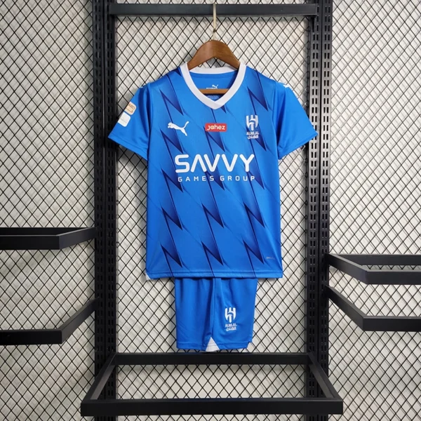 Al Hilal home Kit for kids 2023 2024