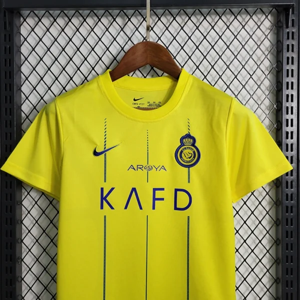 Al Nassr kit for kids 2023 2024