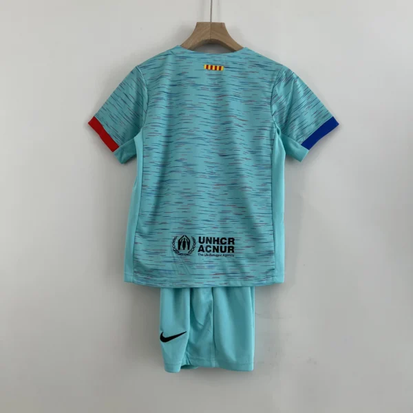 Barcelona third jersey for kids 2023 2024