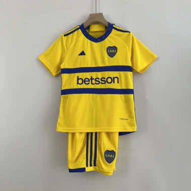 Boca Juniors away kids kit 2023-2024