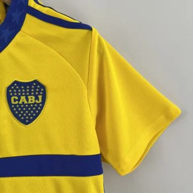 Boca Juniors yellow kit for kids 2023-2024