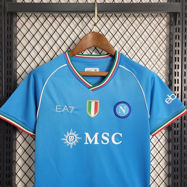 Napoli home shirt for kids 2023 2024