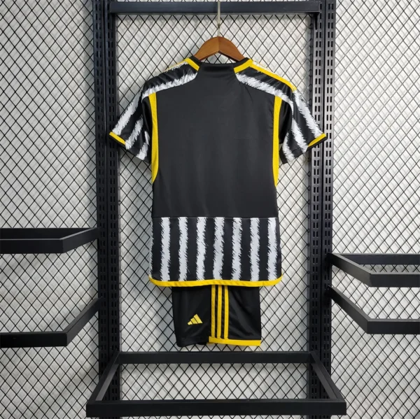 Juventus home soccer jersey for kids 2023 2024