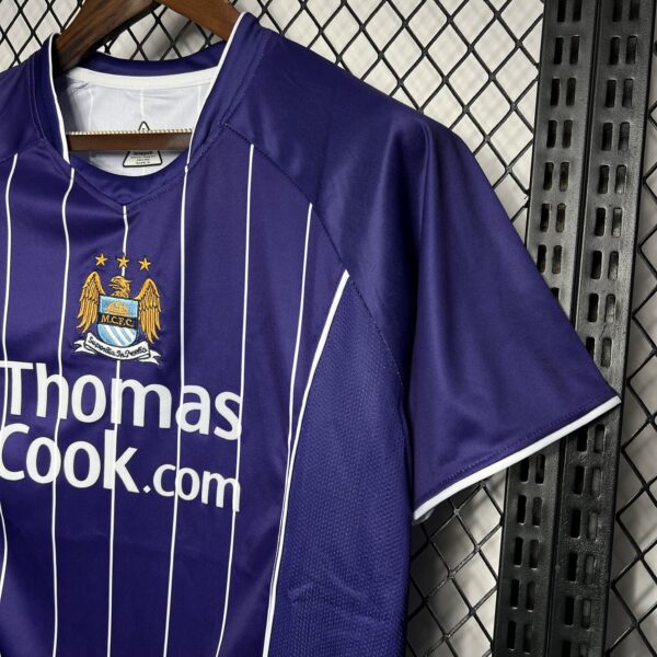 Manchester City 2007-2008 Away Retro Soccer Jersey-