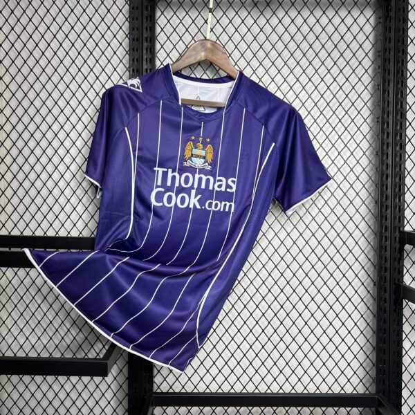 Manchester City 2007-2008 - Away Retro Soccer Jersey